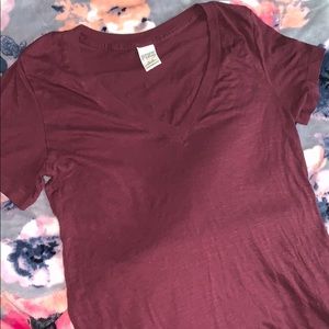 Burgundy Pink T- Shirt